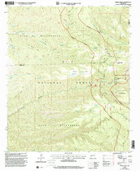 Middle Mesa 1999 topographic map thumbnail