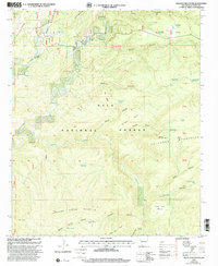 Milligan Mountain 1999 topographic map thumbnail