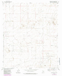 Milnesand NW 1972 topographic map thumbnail