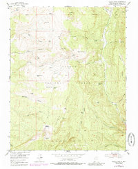 Mogote Peak 1953 topographic map thumbnail