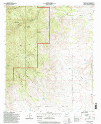 Molino Peak 1995 topographic map thumbnail