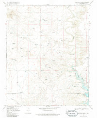 Montesito Creek 1968 topographic map thumbnail