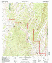 Montoya Butte 1995 topographic map thumbnail