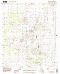 Mount Aden SW 1996 topographic map thumbnail