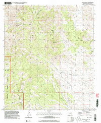 Mount Baldy 1997 topographic map thumbnail