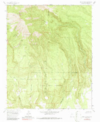 Mount Taylor 1957 topographic map thumbnail