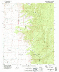 Mount Washington 1991 topographic map thumbnail