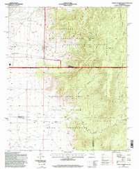 Mount Washington 1995 topographic map thumbnail