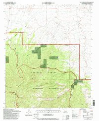Mount Withington 1995 topographic map thumbnail