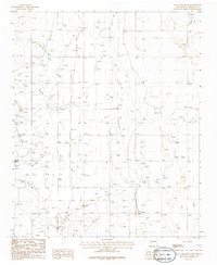 Mountainair NE 1986 topographic map thumbnail