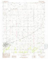 Mountainair 1986 topographic map thumbnail