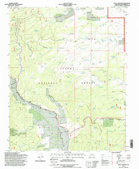 Mule Canyon 1995 topographic map thumbnail