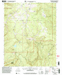 Nacimiento Peak 2002 topographic map thumbnail