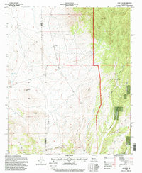 Oak Peak 1995 topographic map thumbnail