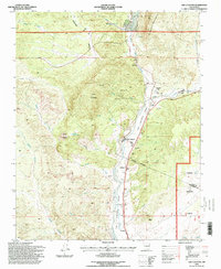 Ojo Caliente 1995 topographic map thumbnail
