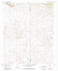 Ojo Encino Mesa 1961 topographic map thumbnail