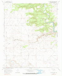 Ojo Negro Creek 1966 topographic map thumbnail