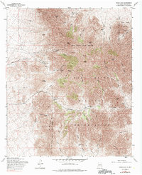 Organ Peak 1955 topographic map thumbnail