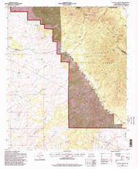 Pajaro Canyon 1995 topographic map thumbnail