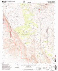 Panama Ranch 2001 topographic map thumbnail