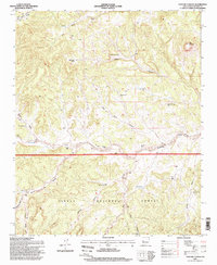 Pasture Canyon 1995 topographic map thumbnail