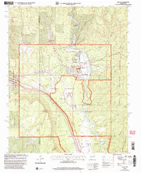 Pecos 2002 topographic map thumbnail