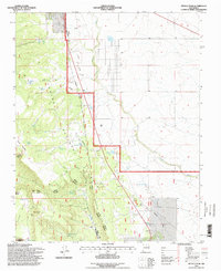 Petaca Peak 1995 topographic map thumbnail