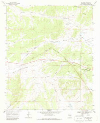 Pie Town 1967 topographic map thumbnail