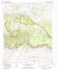 Pinedale 1963 topographic map thumbnail