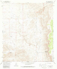 Pinon Ranch 1965 topographic map thumbnail