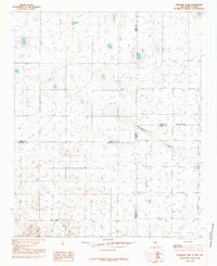 Pleasure Lake 1985 topographic map thumbnail
