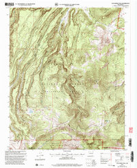 Polvadera Peak 2002 topographic map thumbnail