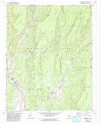 Ponderosa 1970 topographic map thumbnail