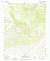 Purgatory Canyon 1963 topographic map thumbnail