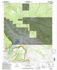 Ramah 1995 topographic map thumbnail