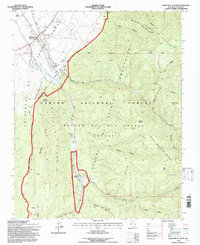 Ranchos De Taos 1995 topographic map thumbnail