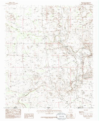Red Bluff 1985 topographic map thumbnail