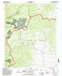Red River Pass 1995 topographic map thumbnail