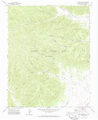 Red River Peak 1971 topographic map thumbnail