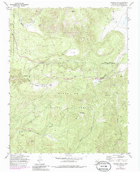 Redondo Peak 1970 topographic map thumbnail