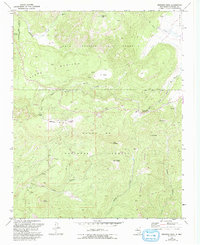 Redondo Peak 1970 topographic map thumbnail