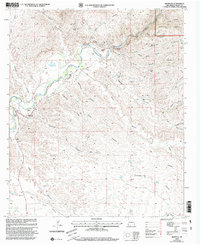 Redrock 1999 topographic map thumbnail