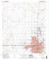 Roswell North 1962 topographic map thumbnail