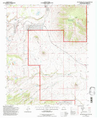 San Antonio Mountain 1995 topographic map thumbnail