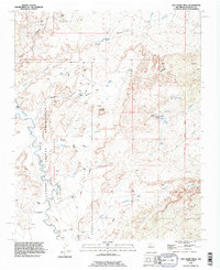 San Felipe Mesa 1990 topographic map thumbnail