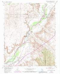 San Felipe Pueblo 1954 topographic map thumbnail