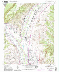 San Juan Pueblo 1953 topographic map thumbnail