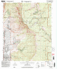 Sandia Crest 2006 topographic map thumbnail