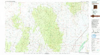 San Mateo Mountains 1979 topographic map thumbnail