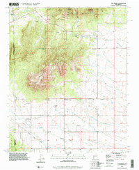 San Pedro 1990 topographic map thumbnail